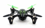 Квадрокоптеры Радиоуправляемый квадрокоптер с видеокамерой Hubsan X4 H107С, цвет Black/Green