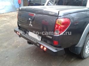 Задний силовой бампер для Mitsubishi L200 2006- с родными птф для MITSUBISHI